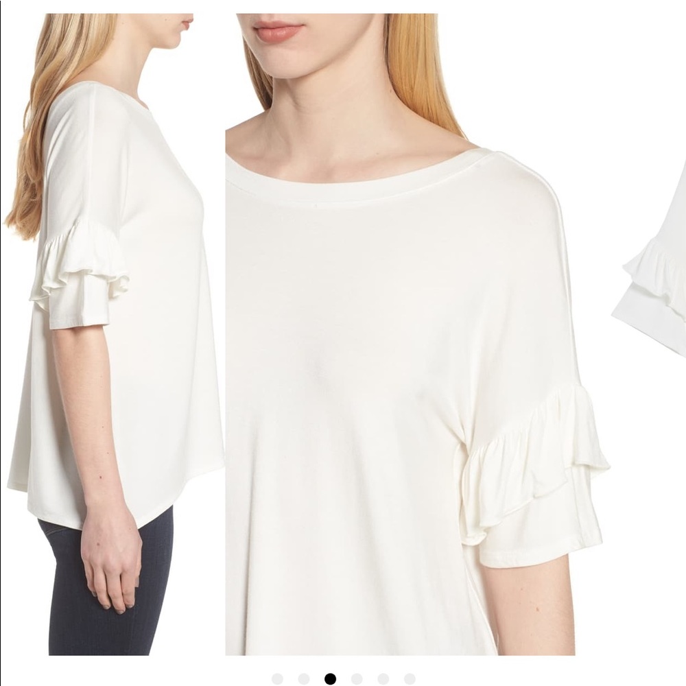 Chelsea Ruffle Tee - Picture 2 of 4